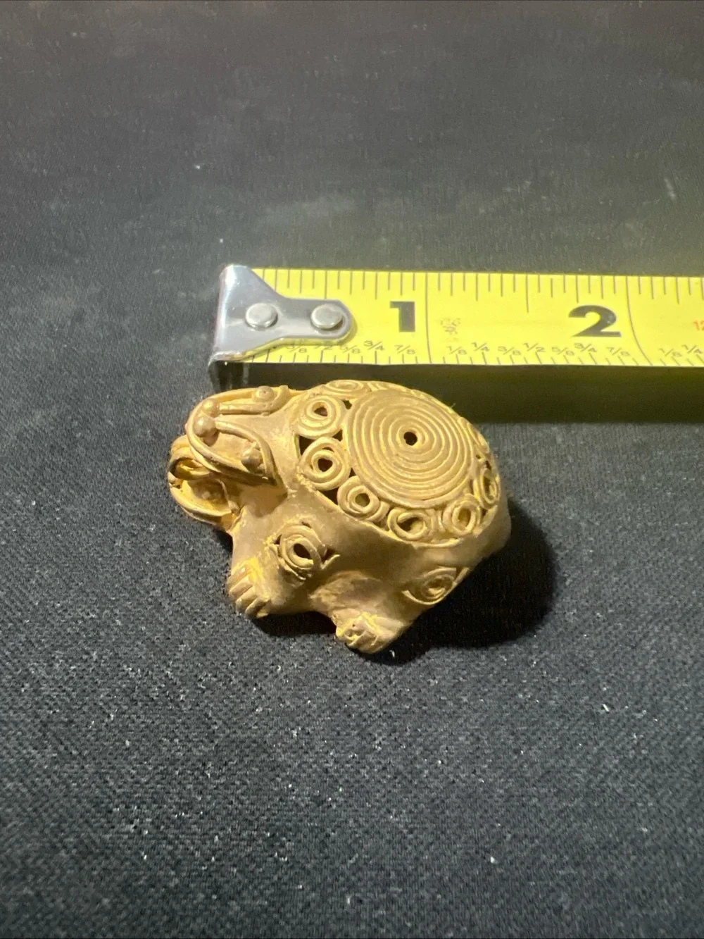 TUMBAGA Gold & Copper Alloy Zoomorphic Figurine/Pendant Columbian Art